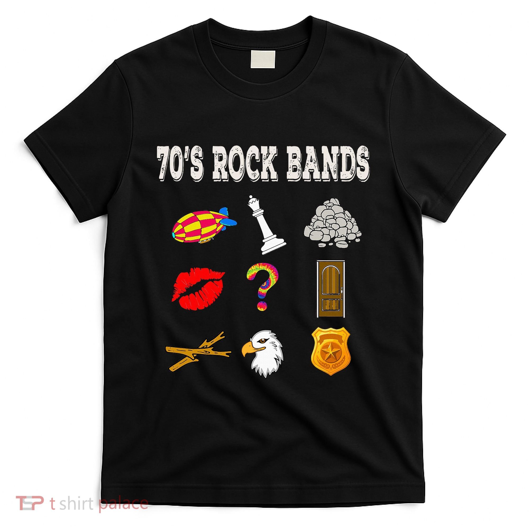 Funny Vintage 70S Rock Band T-Shirt
