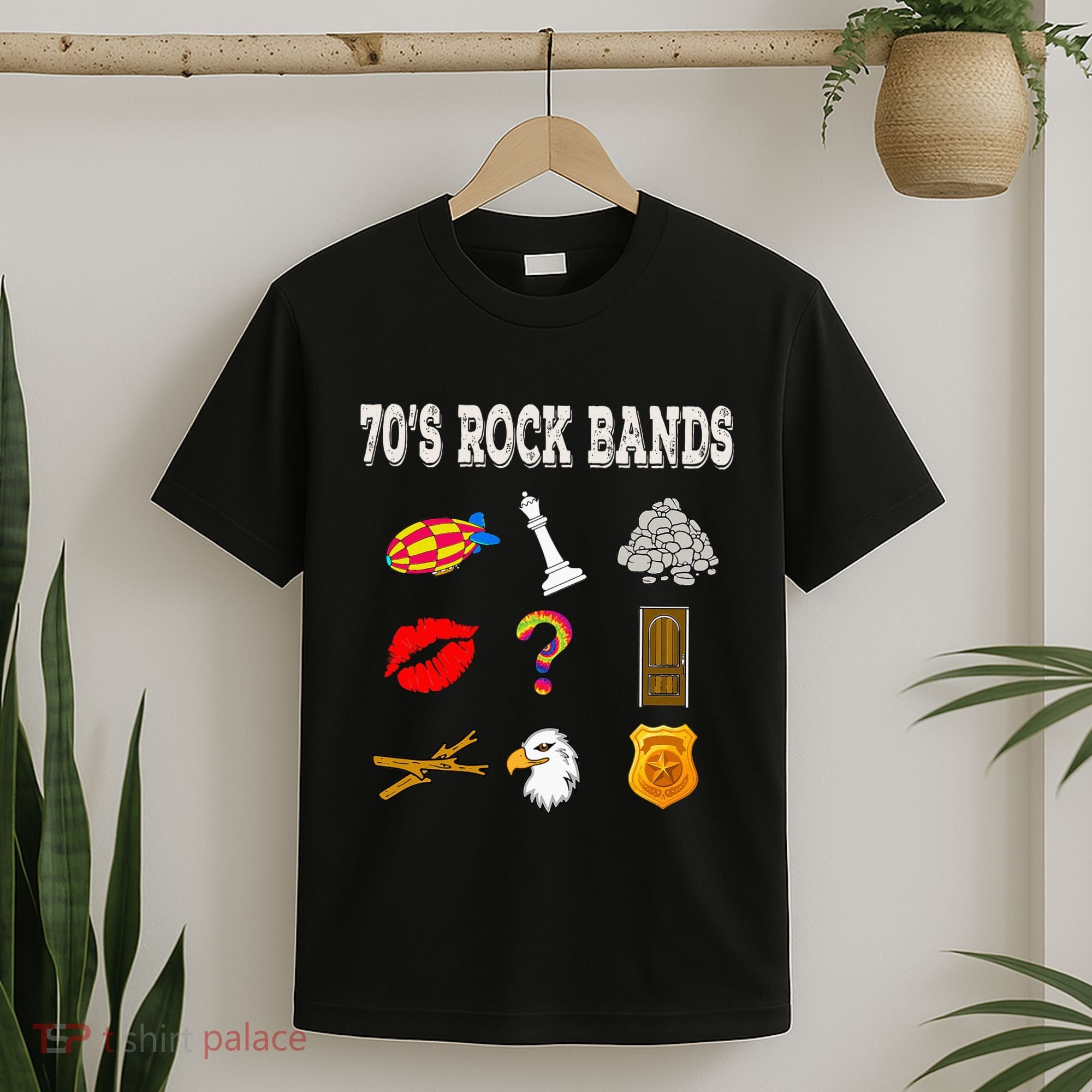Funny Vintage 70S Rock Band T-Shirt