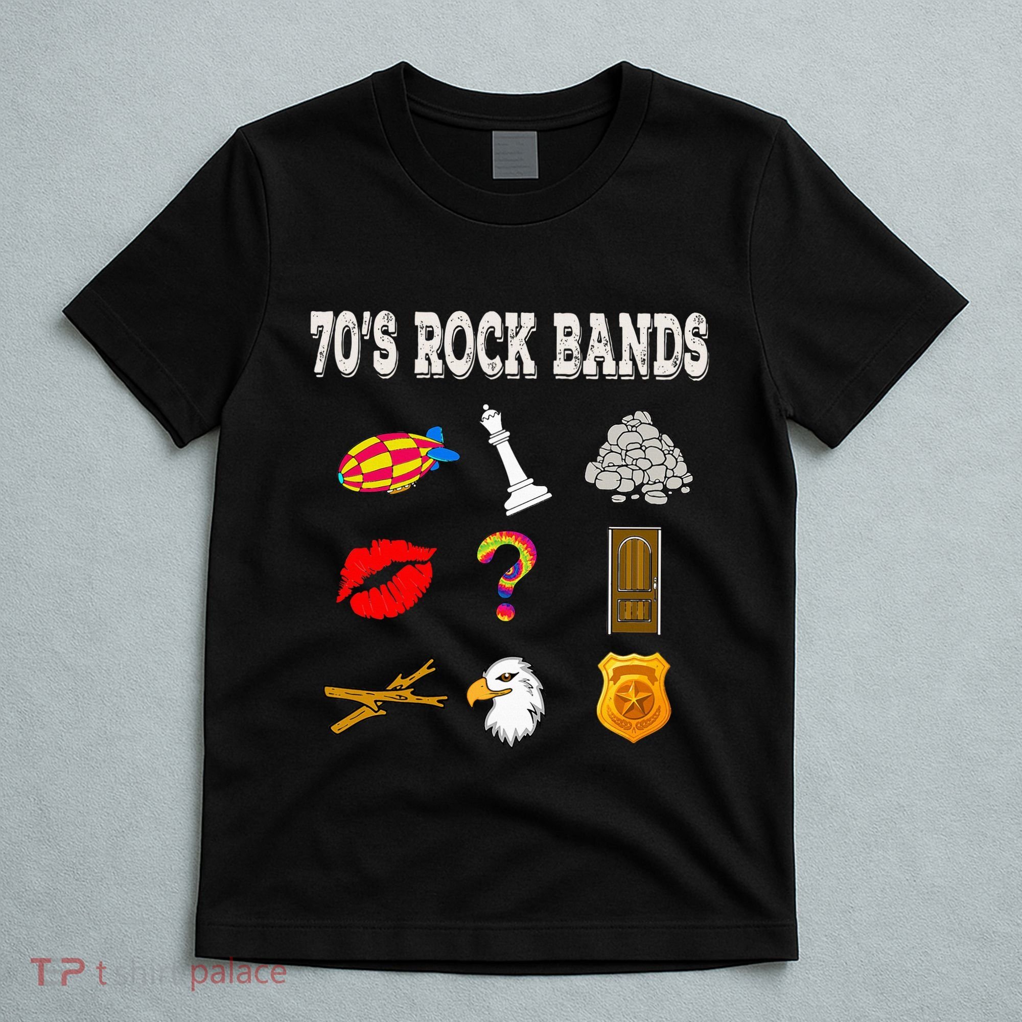 Funny Vintage 70S Rock Band T-Shirt