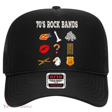 Funny Vintage 70S Rock Band Hat