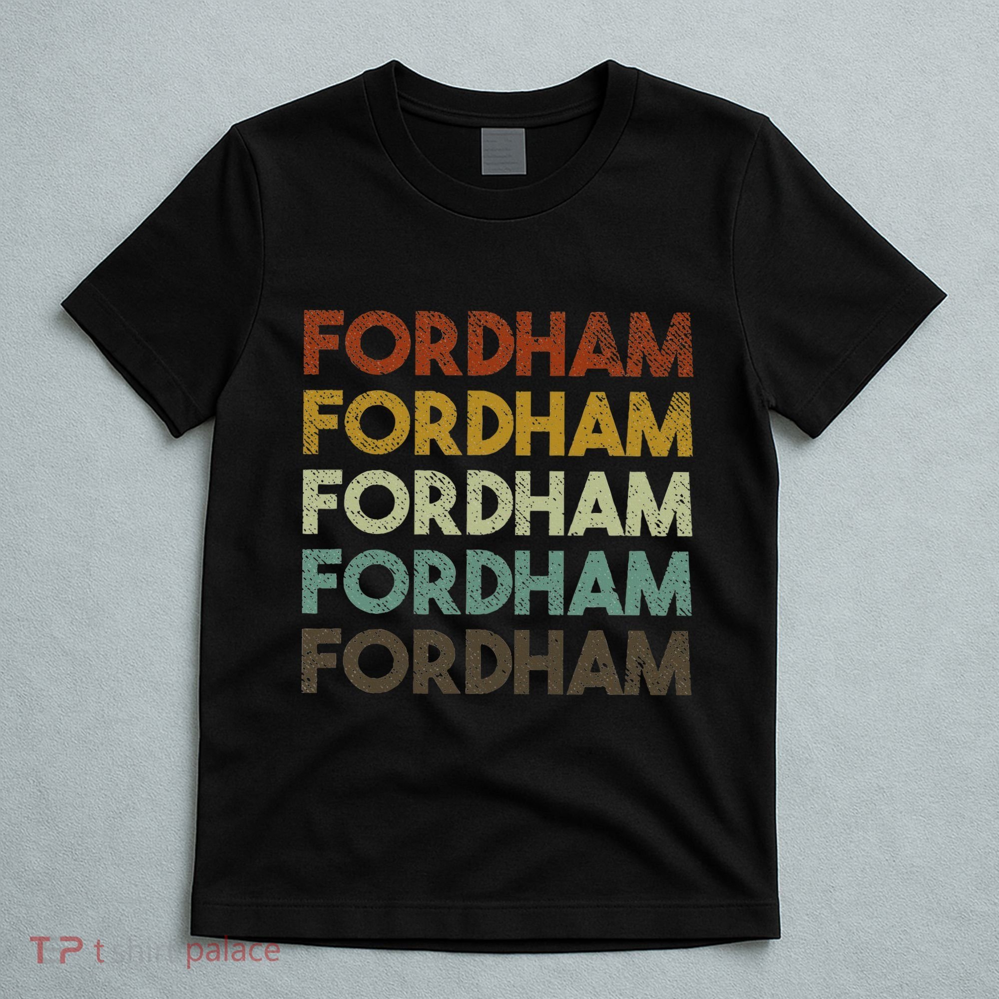 Fordham Vintage 80s Retro Style T-Shirt