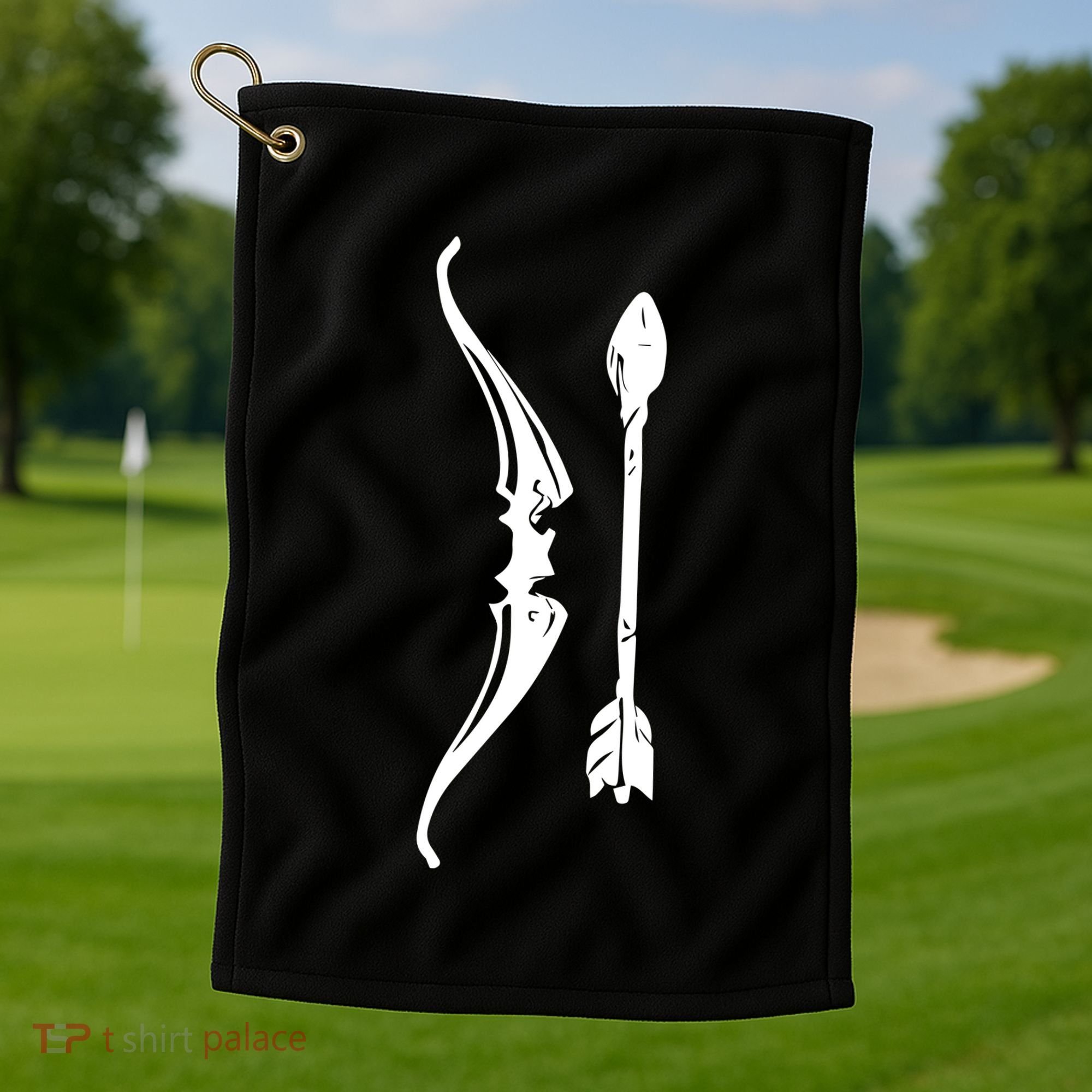 Full Violence Ap Bow And Arrow Golf Towel