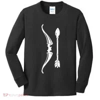 Full Violence Ap Bow And Arrow Kids Long Sleeve Shirt thumb 0