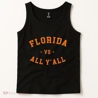 Florida Vs All YAll Represent The Gator State Tank Top thumb 2