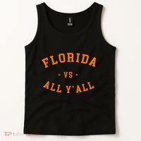 Florida Vs All YAll Represent The Gator State Tank Top thumb 2
