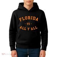 Florida Vs All YAll Represent The Gator State Kids Hoodie thumb 4