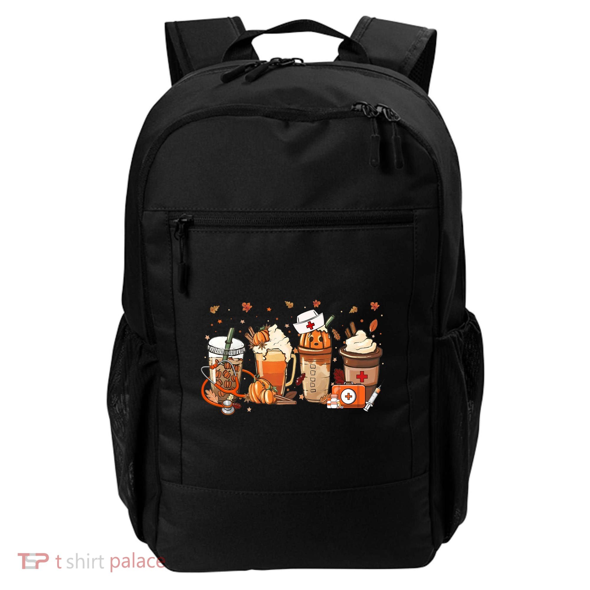 Fall Vibes And That Cna Nurse Life Nurse Fall Thanksgiving Meaningful Gift Backpack