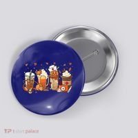 Fall Vibes And That Cna Nurse Life Nurse Fall Thanksgiving Meaningful Gift Button thumb 0