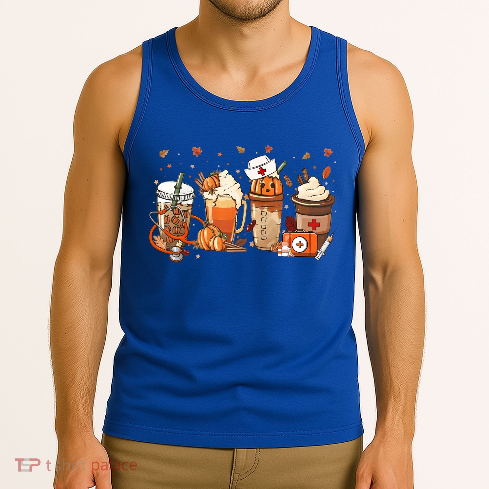 Fall Vibes And That Cna Nurse Life Nurse Fall Thanksgiving Meaningful Gift Tank Top