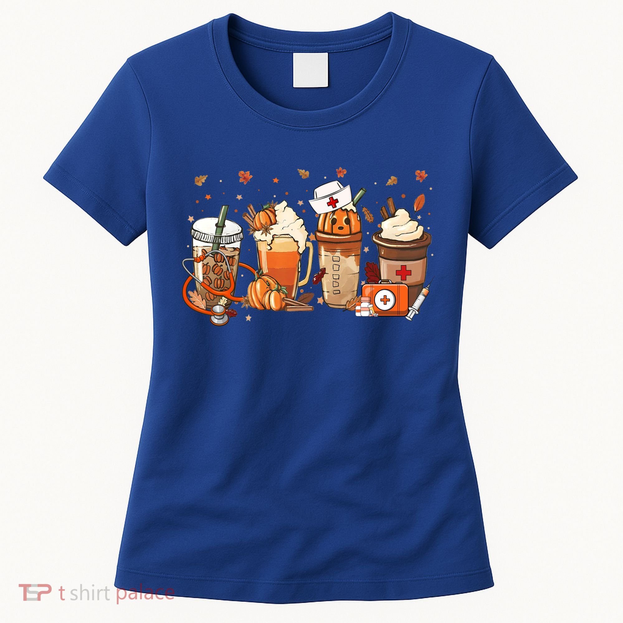 Fall Vibes And That Cna Nurse Life Nurse Fall Thanksgiving Meaningful Gift Women's T-Shirt