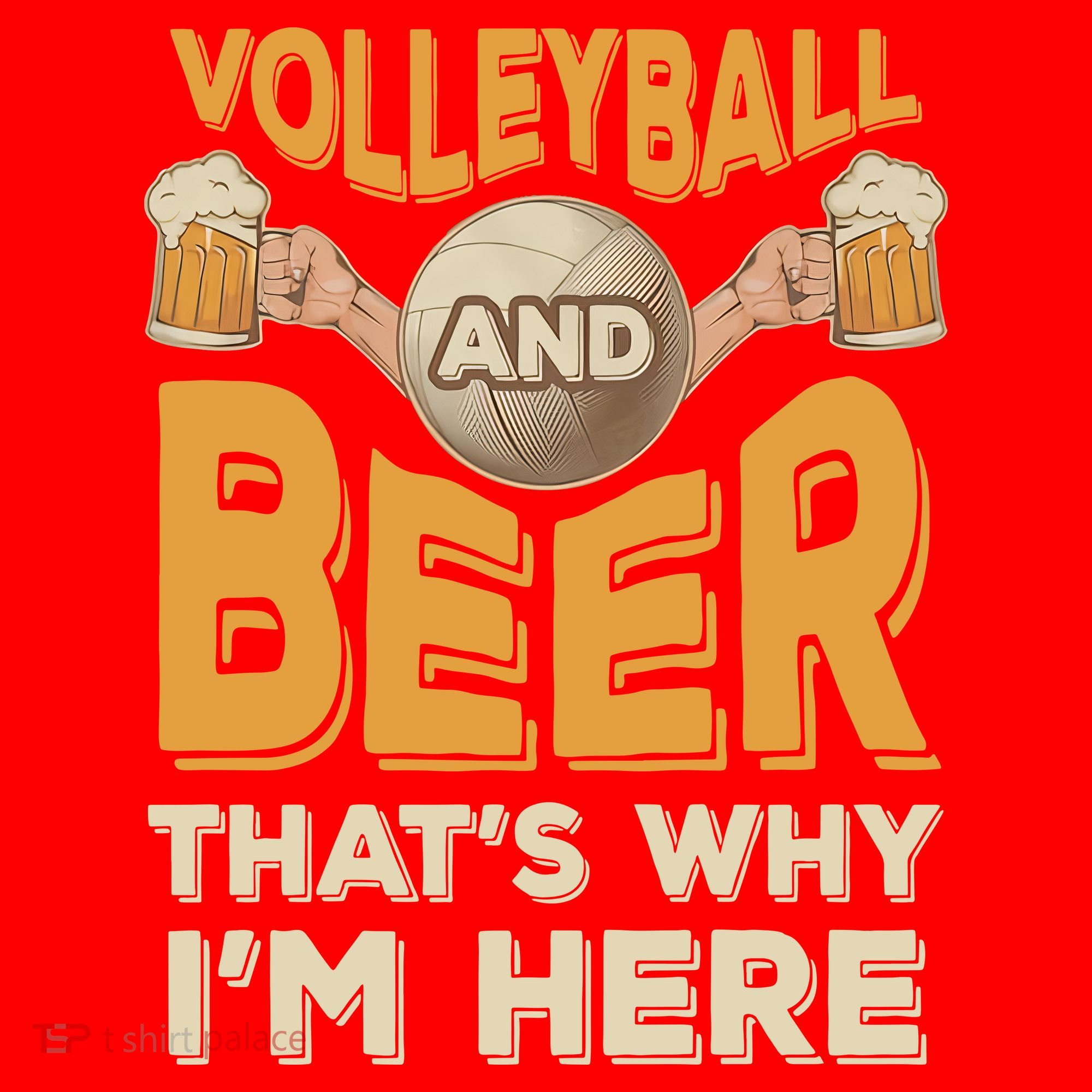 Funny Volleyball And Beer That's Why I'm Here For Volleyball Player Santa Hat
