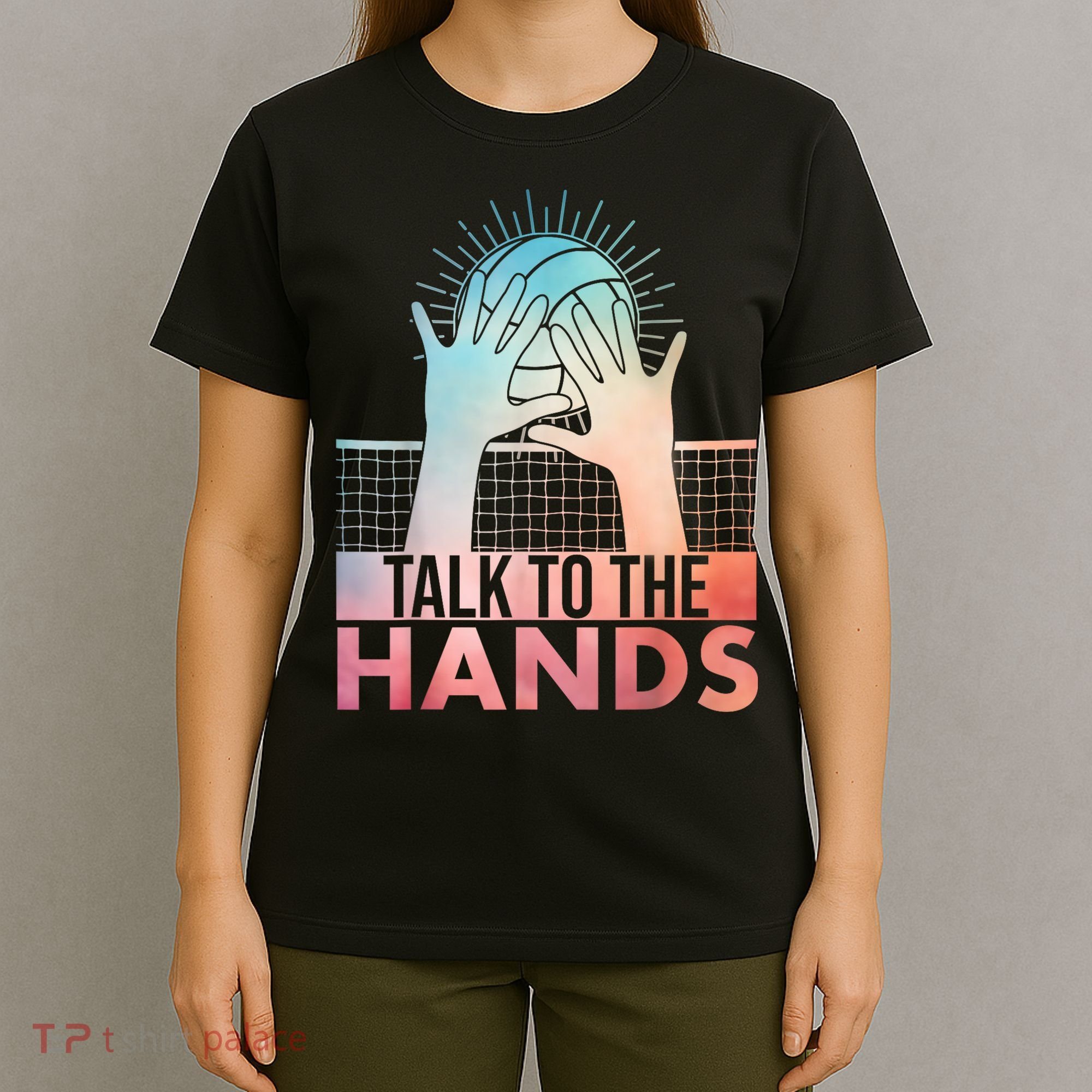 Funny Volleyball Art For Blocker Volleyball Player T-Shirt