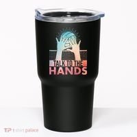 Funny Volleyball Art For Blocker Volleyball Player Tumbler thumb 0