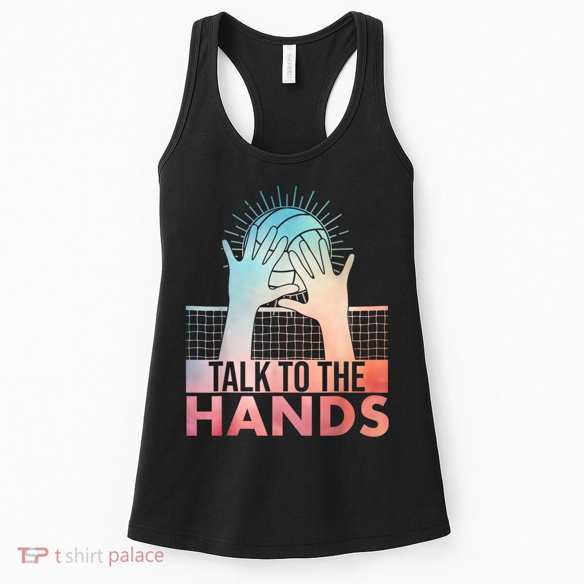 Funny Volleyball Art For Blocker Volleyball Player Women's Tank Top