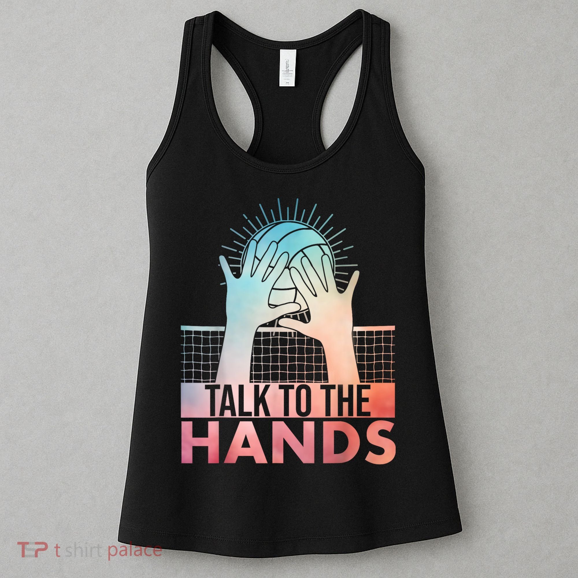 Funny Volleyball Art For Blocker Volleyball Player Women's Tank Top