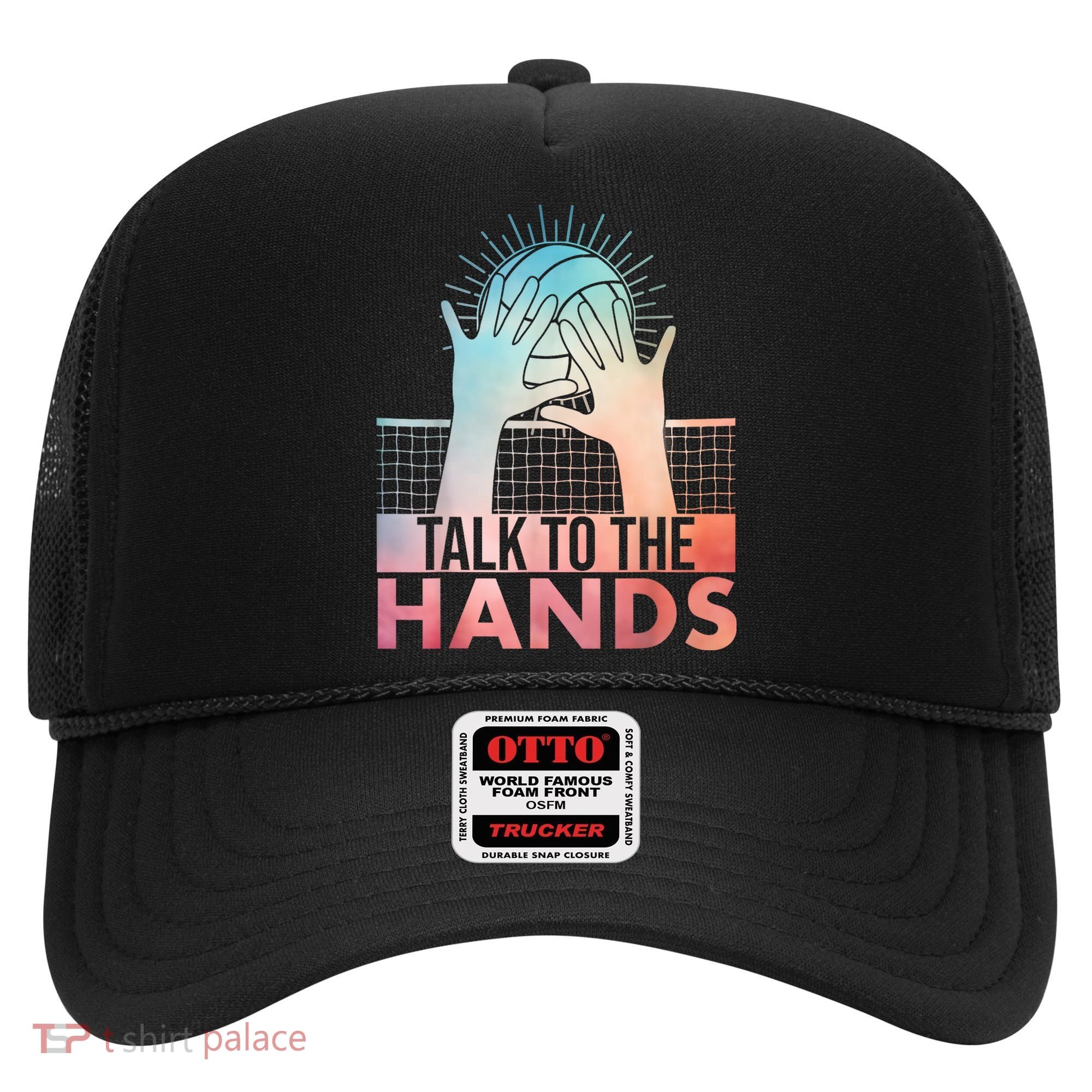 Funny Volleyball Art For Blocker Volleyball Player Hat