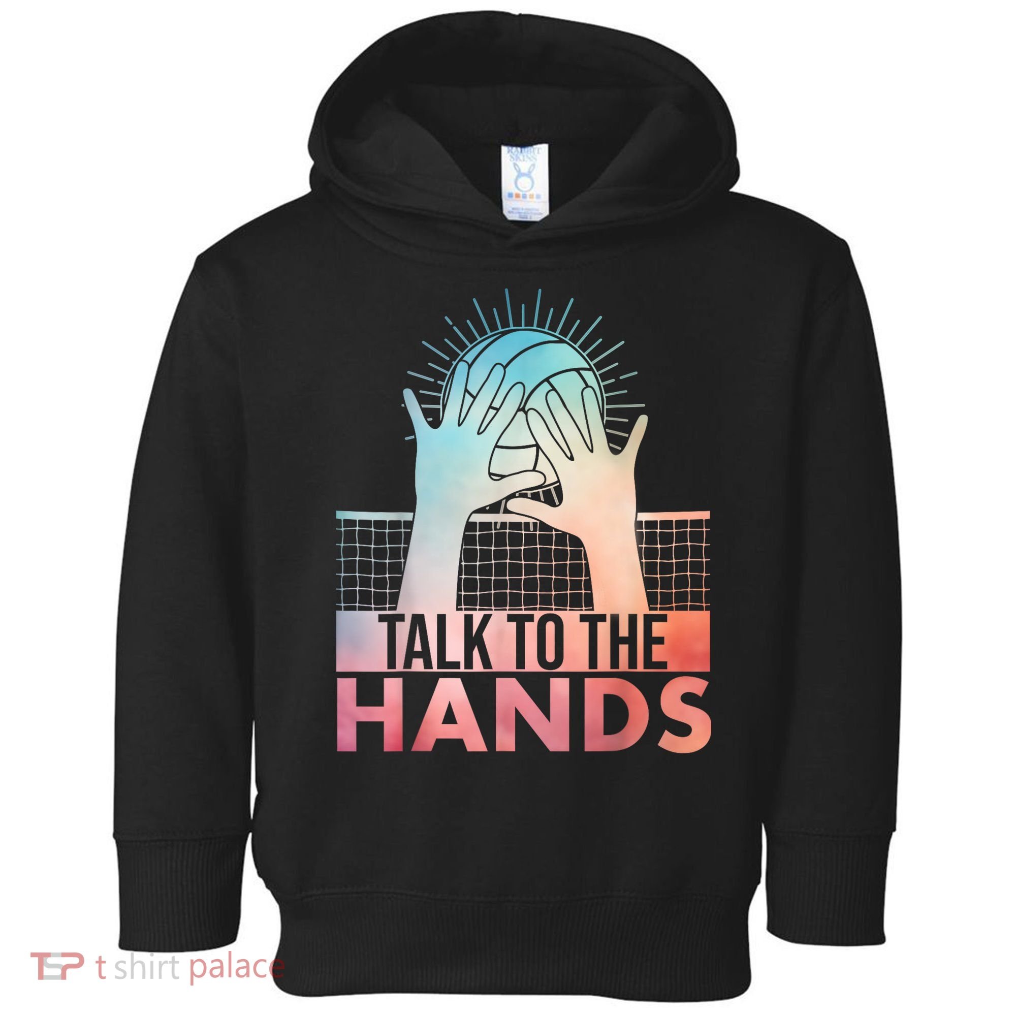 Funny Volleyball Art For Blocker Volleyball Player Toddler Hoodie