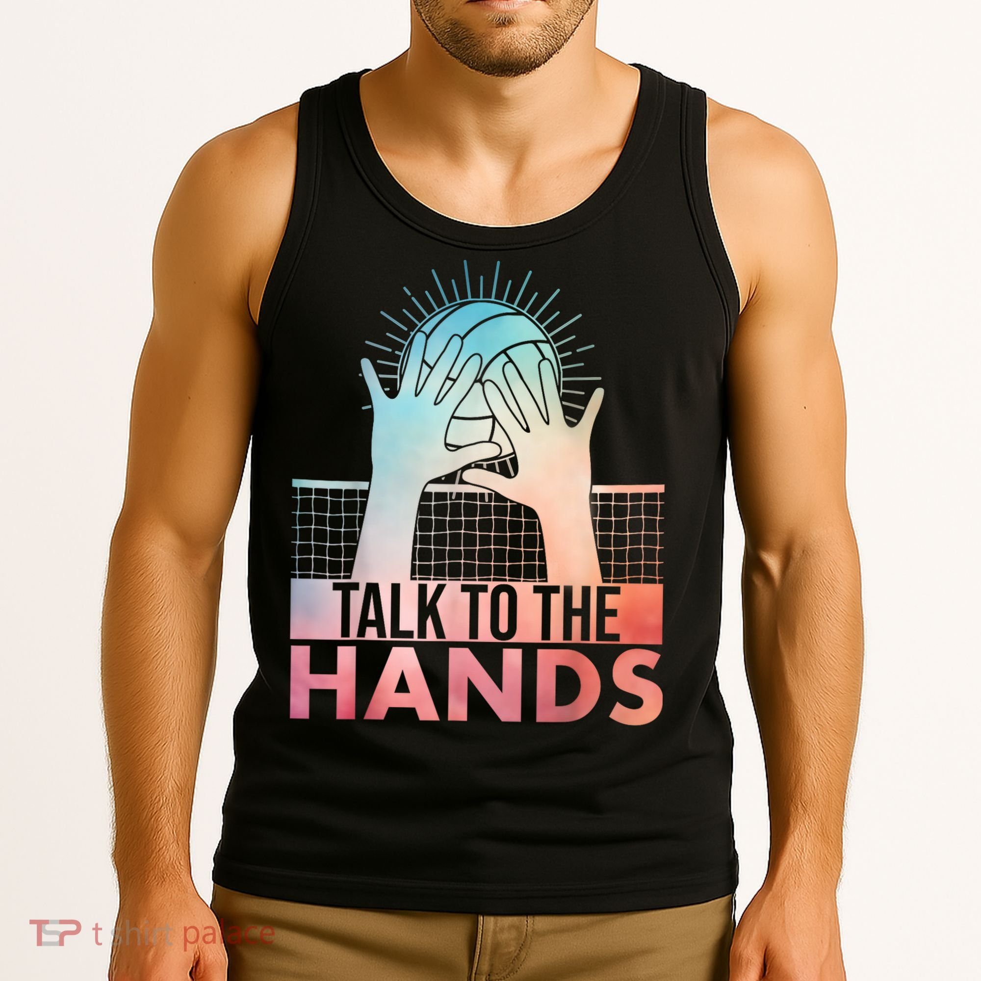 Funny Volleyball Art For Blocker Volleyball Player Tank Top