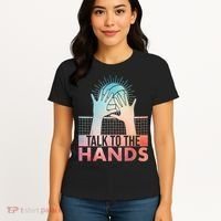 Funny Volleyball Art For Blocker Volleyball Player Women's T-Shirt thumb 4