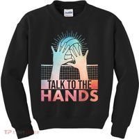 Funny Volleyball Art For Blocker Volleyball Player Kids Sweatshirt thumb 0