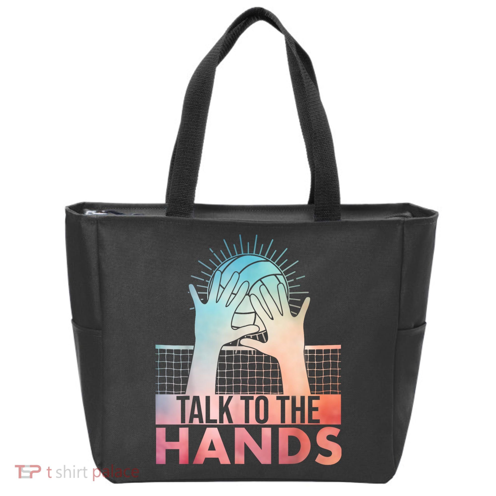Funny Volleyball Art For Blocker Volleyball Player Tote Bag