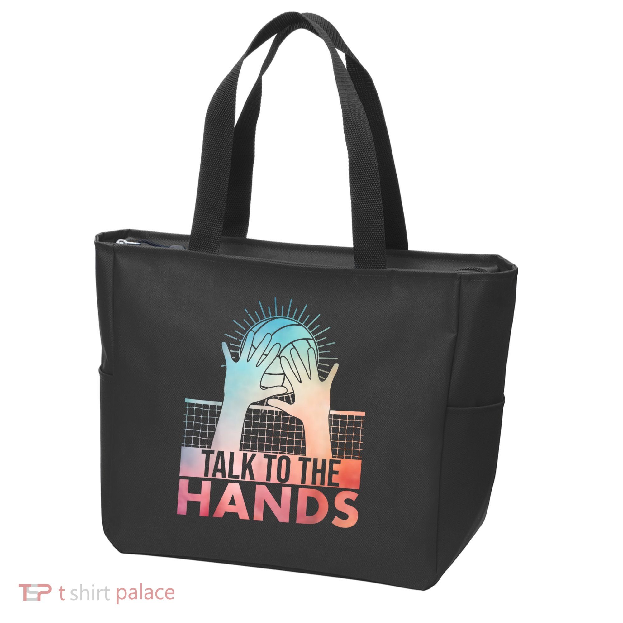 Funny Volleyball Art For Blocker Volleyball Player Tote Bag