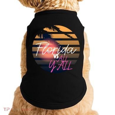 Florida Vs All Y'all - Represent The Gator State Funny Gift Doggie Tank