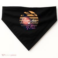 Florida Vs All Y'all - Represent The Gator State Funny Gift USA-Made Doggie Bandana thumb 0