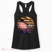 Florida Vs All Y'all - Represent The Gator State Funny Gift Women's Tank Top thumb 0