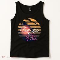 Florida Vs All Y'all - Represent The Gator State Funny Gift Tank Top thumb 2