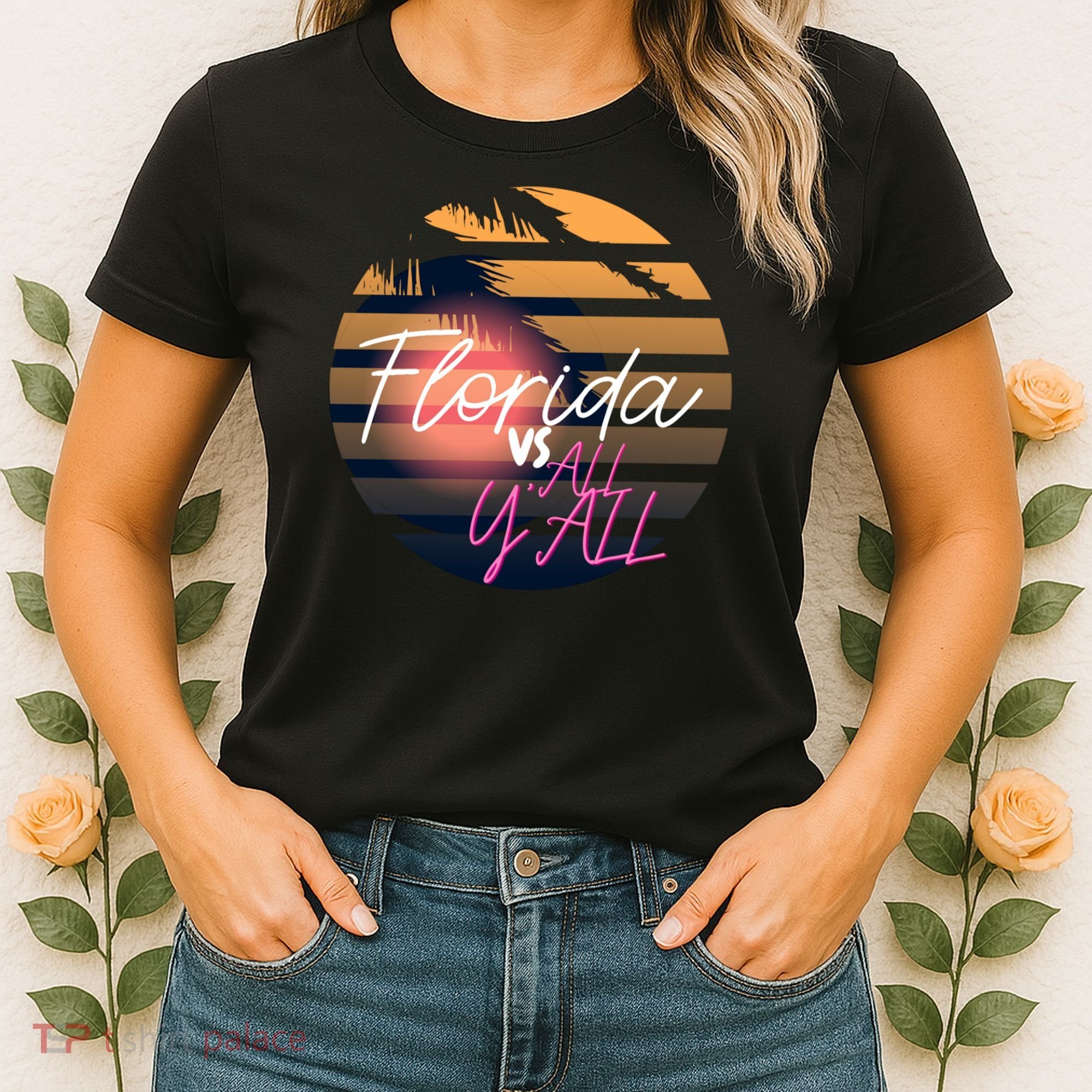 Florida Vs All Y'all - Represent The Gator State Funny Gift Women's T-Shirt