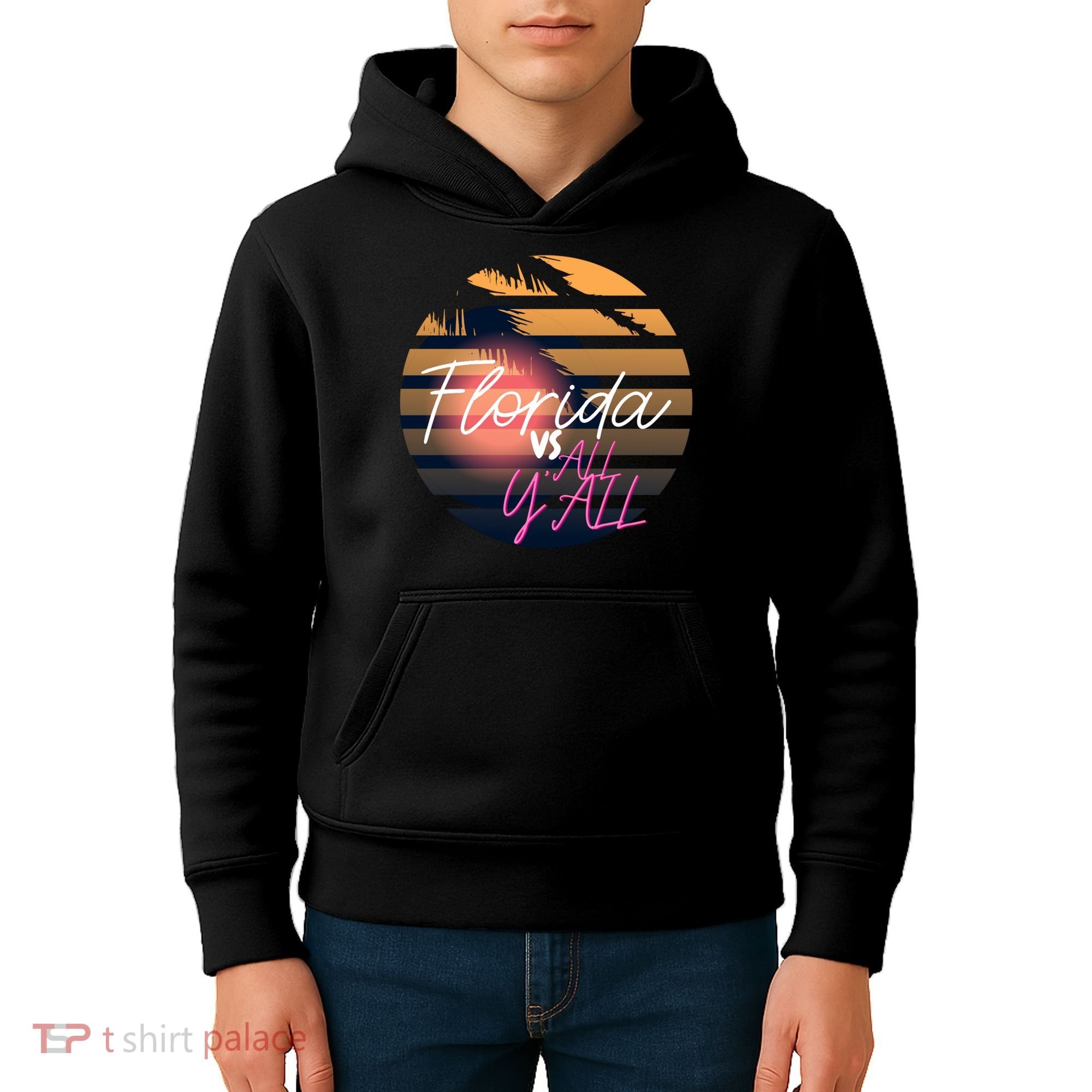 Florida Vs All Y'all - Represent The Gator State Funny Gift Kids Hoodie