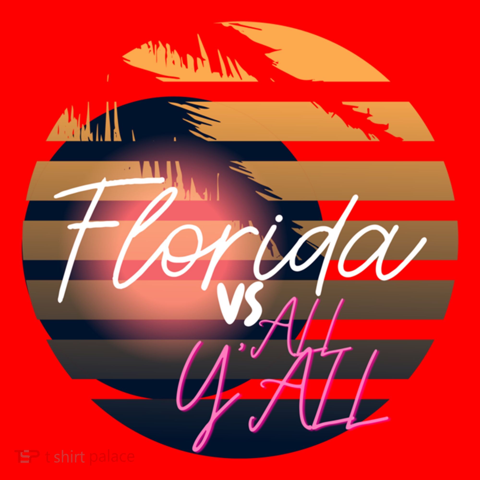 Florida Vs All Y'all - Represent The Gator State Funny Gift Santa Hat