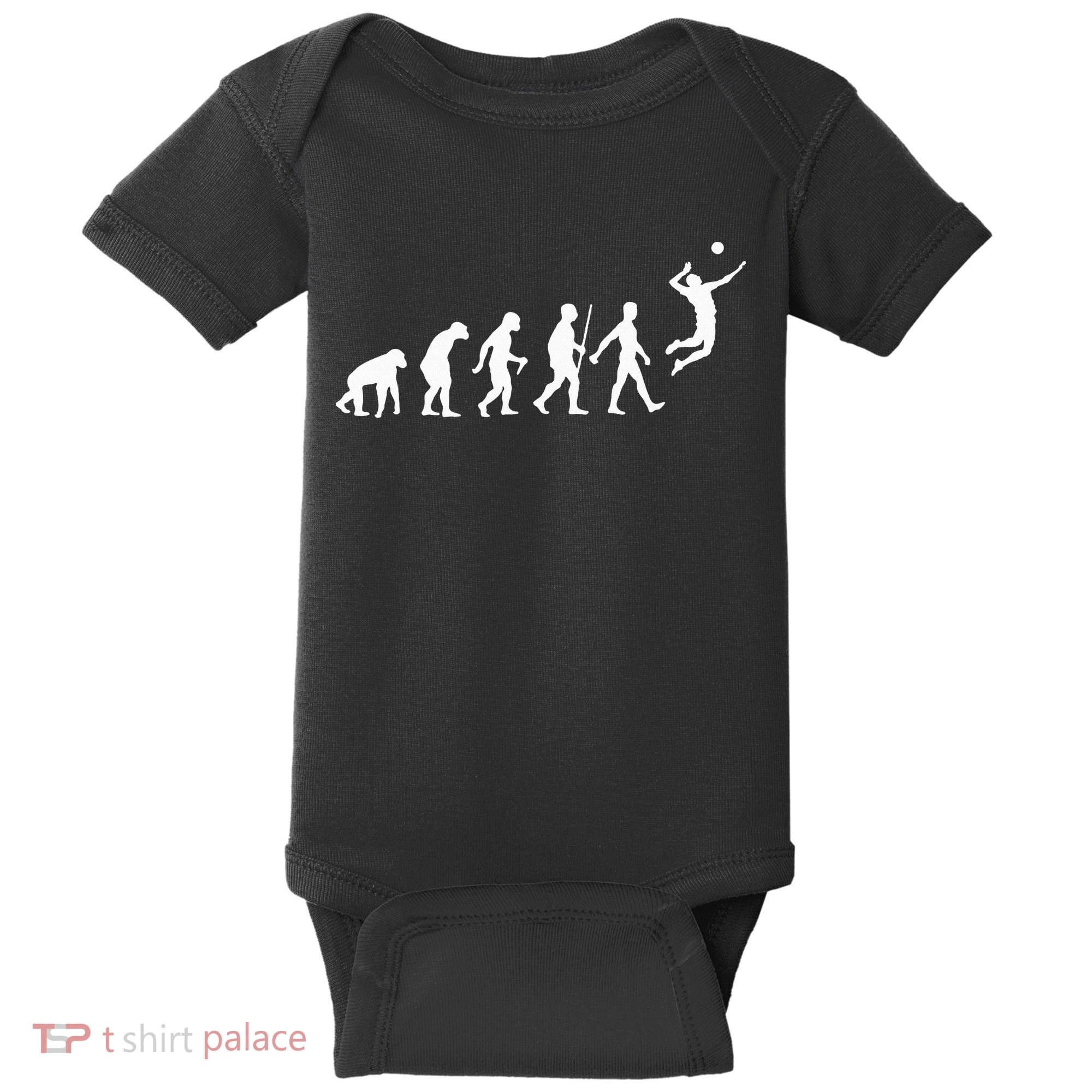 Funny Volleyball Art For Wo Ball Sports  Baby Bodysuit
