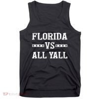 Florida Vs All Yall Represent The Gator State Tank Top thumb 0