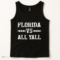 Florida Vs All Yall Represent The Gator State Tank Top thumb 2