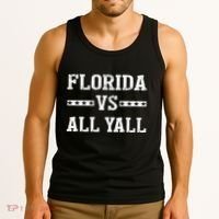 Florida Vs All Yall Represent The Gator State Tank Top thumb 3
