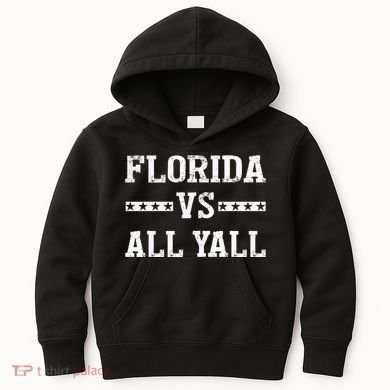 Florida Vs All Yall Represent The Gator State Kids Hoodie