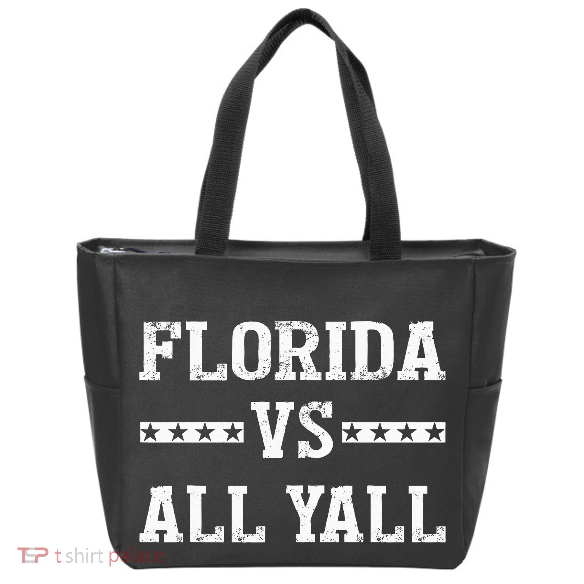 Florida Vs All Yall Represent The Gator State Tote Bag