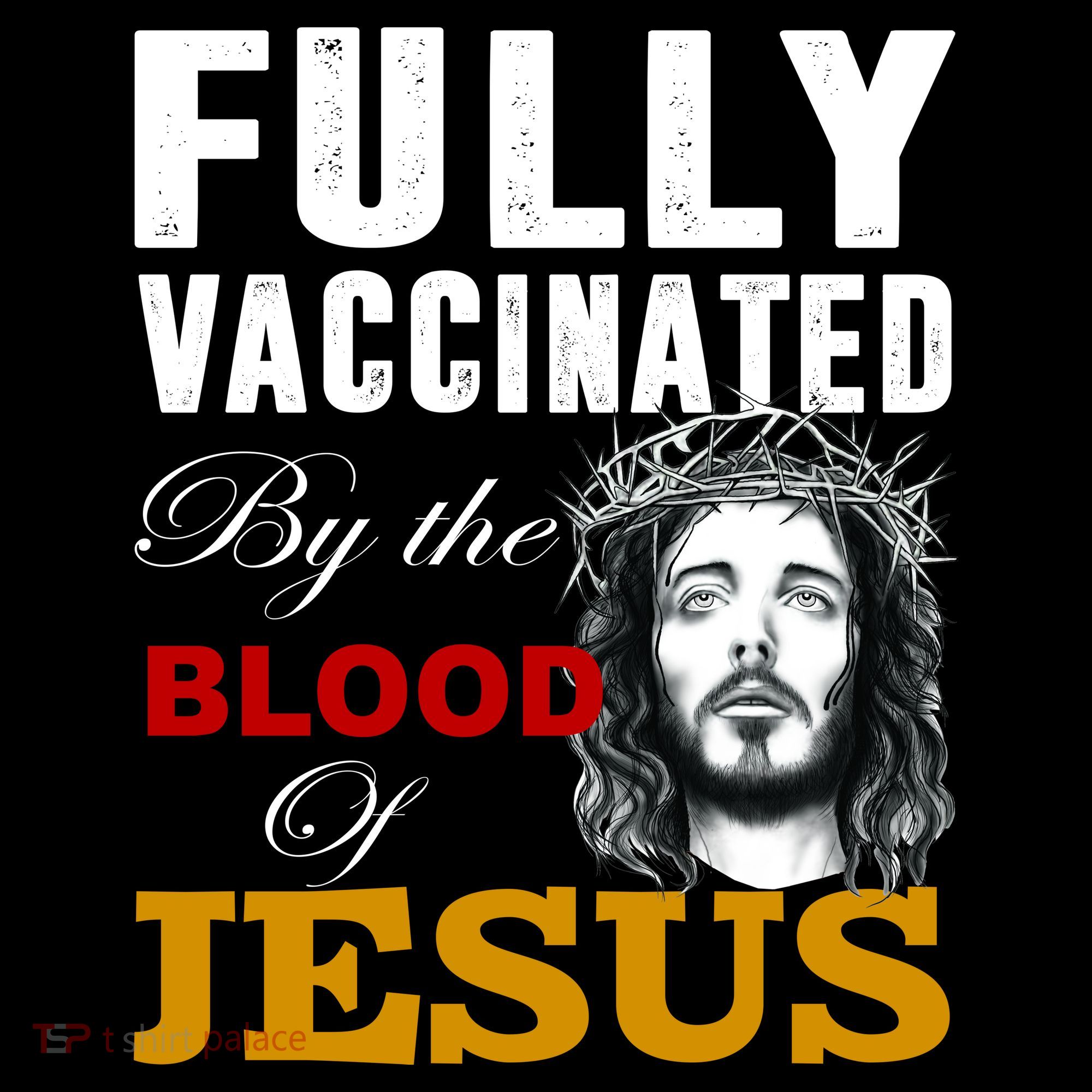 Fully Vaccinated By The Blood Of Jesus Doggie Tank