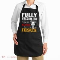 Fully Vaccinated By The Blood Of Jesus Apron thumb 2