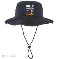 Fully Vaccinated By The Blood Of Jesus Bucket Hat thumb 0