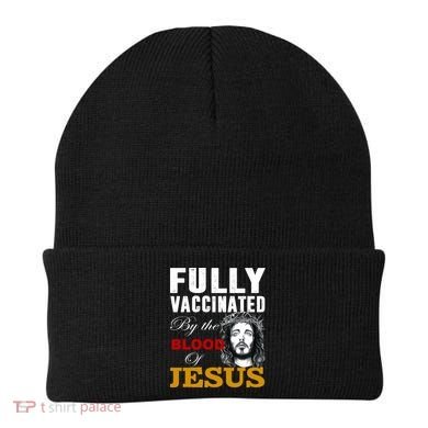 Fully Vaccinated By The Blood Of Jesus Beanie