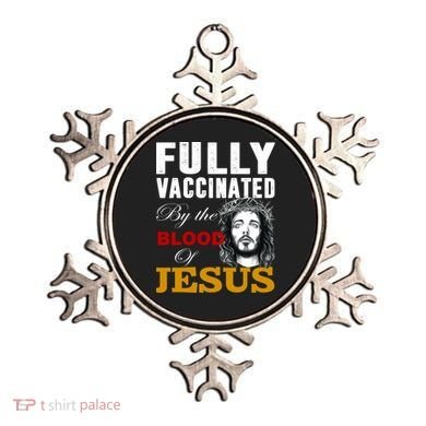 Fully Vaccinated By The Blood Of Jesus Ornament