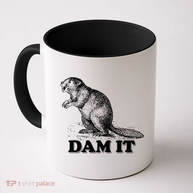 Funny Vintage Beaver Dam It Coffee Mug