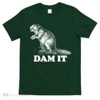 Funny Vintage Beaver Dam It T-Shirt thumb 0