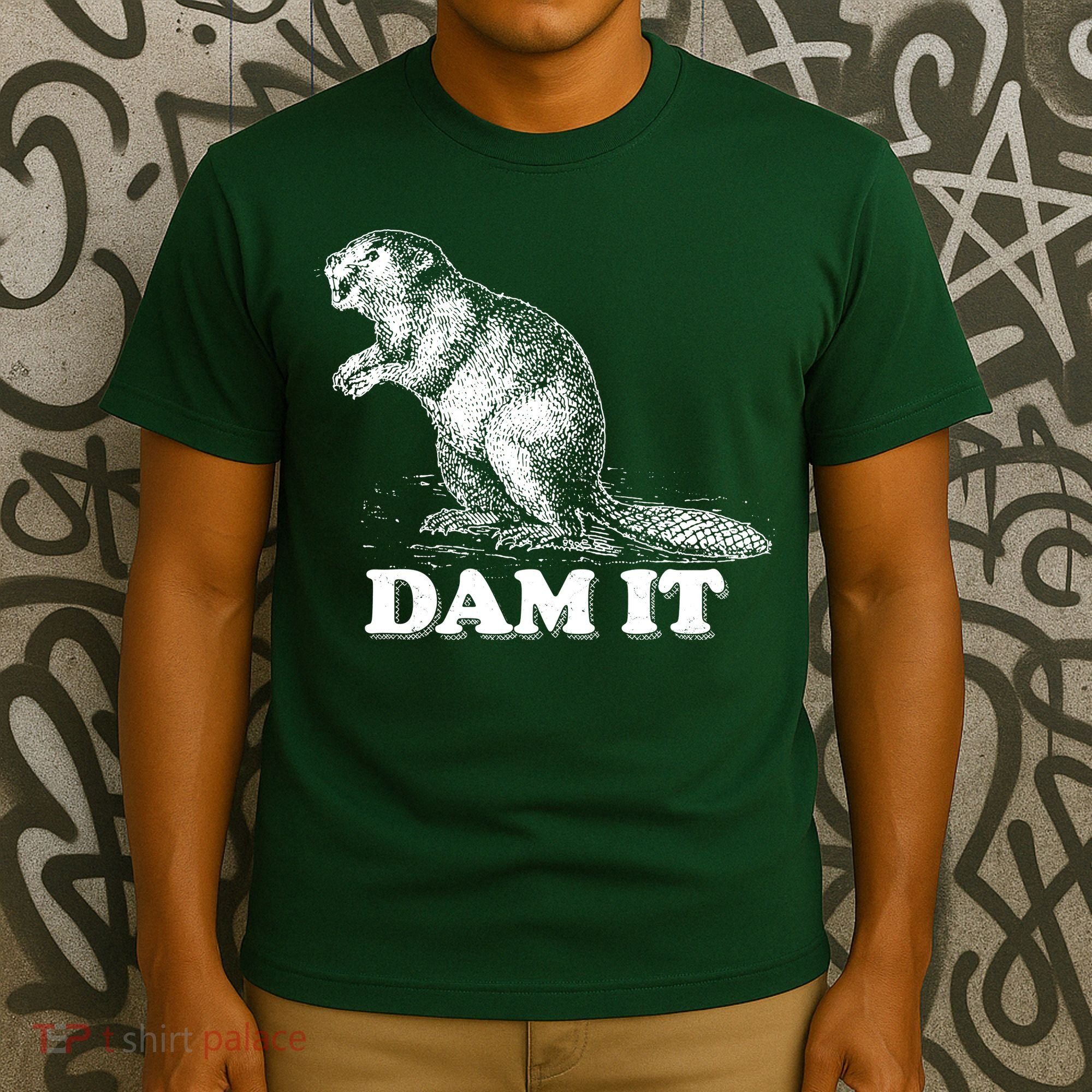 Funny Vintage Beaver Dam It T-Shirt