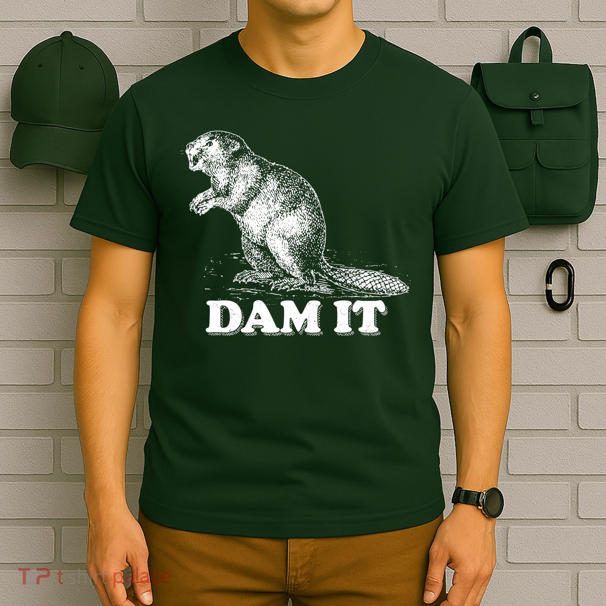 Funny Vintage Beaver Dam It T-Shirt