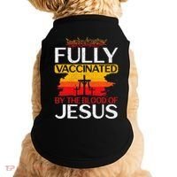 Fully Vaccinated By The Blood Of Jesus Gift For A For Jesus Doggie Tank thumb 0