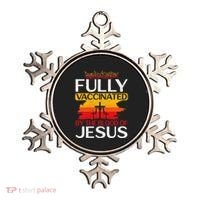 Fully Vaccinated By The Blood Of Jesus Gift For A For Jesus Ornament thumb 0